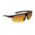 proSPORT Bifocal Sunglasses Black Gray 2.50 Mens Women HD Semi Rimless Wraparound