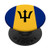 Barbados Flag PopSockets PopGrip- Swappable Grip for Phones  and  Tablets