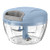 Yeaky Mini Food Chopper Onion Chopper Garlic Chopper Manual Food Processor Hand Veggie Chopper for Vegetable Nuts Garlic Salad Puree and Pestos -blue-