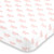 NoJo Piggy Pink  and  White Super Soft Mini Crib Sheet Pink White