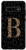 Galaxy S10 plus Black Leopard print monogram letter B cheetah for women Case