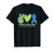 Peace Love Cure Down Syndrome Awareness Tee T-Shirt