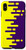 iPhone XS Max Purple and Yellow Stripes Dripping Paint Mentis Abstract Case