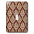 3dRose lsp_48546_1 Brown Damask Toggle Switch