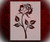 Rubstamper Stencil Single Rose Leaves 8.5" x 11" Reusable Sturdy Flexible Clear Plastic Stencils Arts and Crafts Material Scrapbooking for Airbrush Painting Drawing