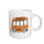 3dRose Orange School Bus Ceramic Mug 11-Ounce
