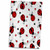 3D Rose Love Bugs Red Ladybug Print with Hearts TWL_12100_1 Towel 15" x 22"