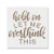 Let Me Overthink This Stencil - Reusable Stencils for Painting - Create DIY Let Me Overthink This Home Decor