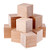 WINGONEER 12PCS Wooden Cubes - 50mm- Wood Square Blocks For Puzzle Making, Crafts & DIY Projects