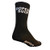 SockGuy SGX Dopers Suck 6" Socks S-M Black-White