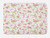 Ambesonne Shabby Flora Bath Mat Nature Blossoms Buds Flowers Lavenders Florals Leaves Ivy Artwork Plush Bathroom Decor Mat with Non Slip Backing 29.5" X 17.5" White Green