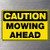 no applicable Metal Signs Retro Vintage Road Signs Man Cave Decorative Poster Caution Mowing Ahead Signes Notice Warning Safety Signs Garage Bar Garden Indoor-Outdoor 12x8 Inch
