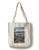 Lantern Press Chincoteague Virginia Blue Crab and Oysters on Dock -100 percent Cotton Tote Bag Reusable-