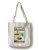 Lantern Press Jacksonville Florida Nautical Chart -100 percent Cotton Tote Bag Reusable-