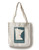 Lantern Press Minnesota Chalkboard -100 percent Cotton Tote Bag Reusable-