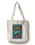 Lantern Press Kauai Hawaii Sea Turtle Art Nouveau -100 percent Cotton Tote Bag Reusable-