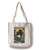 Lantern Press Fort Myers Beach Florida Palms and Moon -100 percent Cotton Tote Bag Reusable-