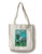 Lantern Press Captiva Island Florida Manatees -100 percent Cotton Tote Bag Reusable-