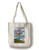 Lantern Press Block Island Rhode Island Sign Destinations -100 percent Cotton Tote Bag Reusable-