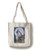 Lantern Press Glacier National Park MT Howling Wolf -100 percent Cotton Tote Bag Reusable-