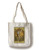Lantern Press Portland Oregon Day of The Dead Skeleton Holding Sugar Skull -100 percent Cotton Tote Bag Reusable-
