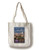 Lantern Press Denver Colorado Skyline at Night -100 percent Cotton Tote Bag Reusable-