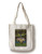 Lantern Press Puerto Rico Dragonfly Mosaic -100 percent Cotton Tote Bag Reusable-