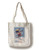 Lantern Press Vail Colorado Vintage Skiers -100 percent Cotton Tote Bag Reusable-