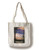Lantern Press Santa Cruz California Pleasure Point Sunset and Surfers -100 percent Cotton Tote Bag Reusable-
