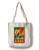 Lantern Press Kona Hawaii Hula Girl and Ukulele -100 percent Cotton Tote Bag Reusable-