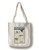 Lantern Press Walloon Lake Michigan Nautical Chart -100 percent Cotton Tote Bag Reusable-