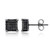DECADENCE Sterling Silver 6x6 3d Square Micro Pave Stud Earrings for Women or Men - AAA Cubic Zirconia Cubic Zirconia Diamond - Stud - Hypoallergenic Studs - 925 Sterling Silver Earrings Unisex