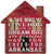 Fan Creations NCAA Arkansas Razorbacks Unisex University of Arkansas House Sign Team Color 12 inch