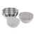 DII Farmhouse Basic Kitchen Collection Woven Bowl Cover Set Gray 3 Piece