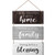 Jetec Hanging Wall Sign Having Somewhere to Go Wall Decor Blessed Home Family Sign Farmhouse Plaque Hanging Sign for Living Room Kitchen Bedroom Laundry Bathroom Office Housewarming