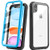 Justcool Designed for iPhone XR Case Clear Full Body Heavy Duty Protection with Built-in Screen Protector Shockproof Rugged Cover Designed for iPhone XR Cases -2018- 6.1 Inch -Blue-Clear-