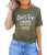 Girls Trip Cheaper Than Therapy 2021 Shirts for Women Girls Trip T Shirt Funny Letters Print Shirt Tees -Army Green Large-