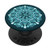 Om Mandala Yoga Teal PopSockets Grip and Stand for Phones and Tablets
