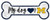 Fan Creations NCAA Michigan Wolverines Unisex University of Michigan Dog Bone Sign Team Color 6 x 12