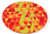 BigKitchen Crackle Fire Tempered Glass Round Cutting Board 8 Inch