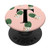 Cute Cactus Socket Grip Letter T Initial Monogram Phone Grip PopSockets Grip and Stand for Phones and Tablets