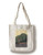 Lantern Press Live Free and Climb New Hampshire Hiker Scene -100 percent Cotton Tote Bag Reusable-