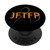 Bright Line Eating JFTFP - Black and Orange PopSockets PopGrip- Swappable Grip for Phones  and  Tablets