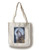 Lantern Press The Adirondacks New York Wolf Howling at Moon -100 percent Cotton Tote Bag Reusable-
