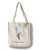 Lantern Press Stylized Snowboarder Stevens Pass Washington -100 percent Cotton Tote Bag Reusable-