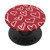 Red Big Heart Doodles Design Pop Socket PopSockets PopGrip- Swappable Grip for Phones  and  Tablets