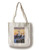 Lantern Press New Buffalo Michigan Seagull Scene -100 percent Cotton Tote Bag Reusable-