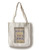 Lantern Press Squam Lake New Hampshire Rustic Typography -100 percent Cotton Tote Bag Reusable-