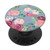 Pink Watercolor Botanical Floral Gray Vintage Rose Flower PopSockets Grip and Stand for Phones and Tablets