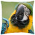 LESGAULEST Throw Pillow Cover -16x16 inch- - Parrot Bird Feathered Feathers Wildlife Pet Beak